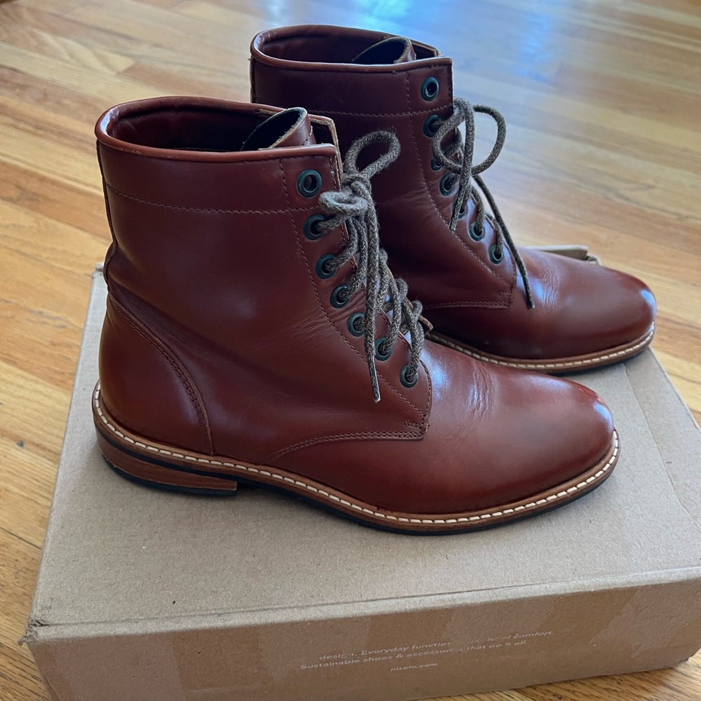 Nisolo All-Weather Amalia Boot in Brandy Size Women’s 8
